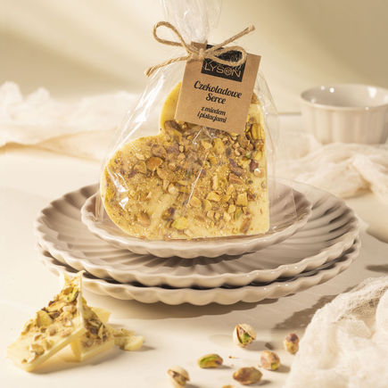 Czekolada biała serce