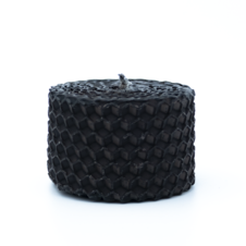 S033 K CZARNA Świeca z węzy pszczelej tealight