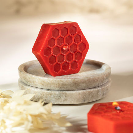 Świeca z wosku pszczelego