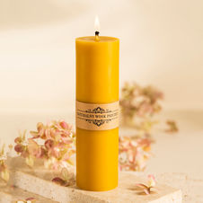 S077 N Świeca z wosku pszczelego