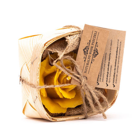 Świeca z wosku pszczelego