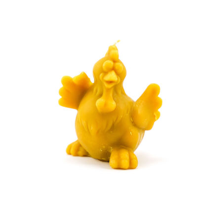 Świeca z wosku pszczelego