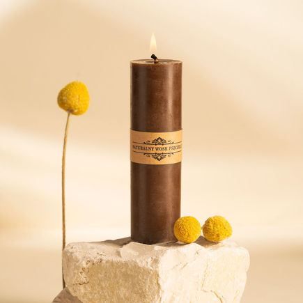 Świeca z wosku pszczelego