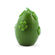 S274-ZIELONE Świeca z wosku pszczelego jajko z kwiatami zielone