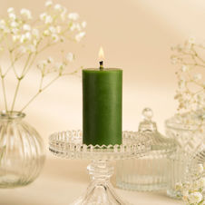 SA34 - K ZIELONY Świeca z wosku pszczelego